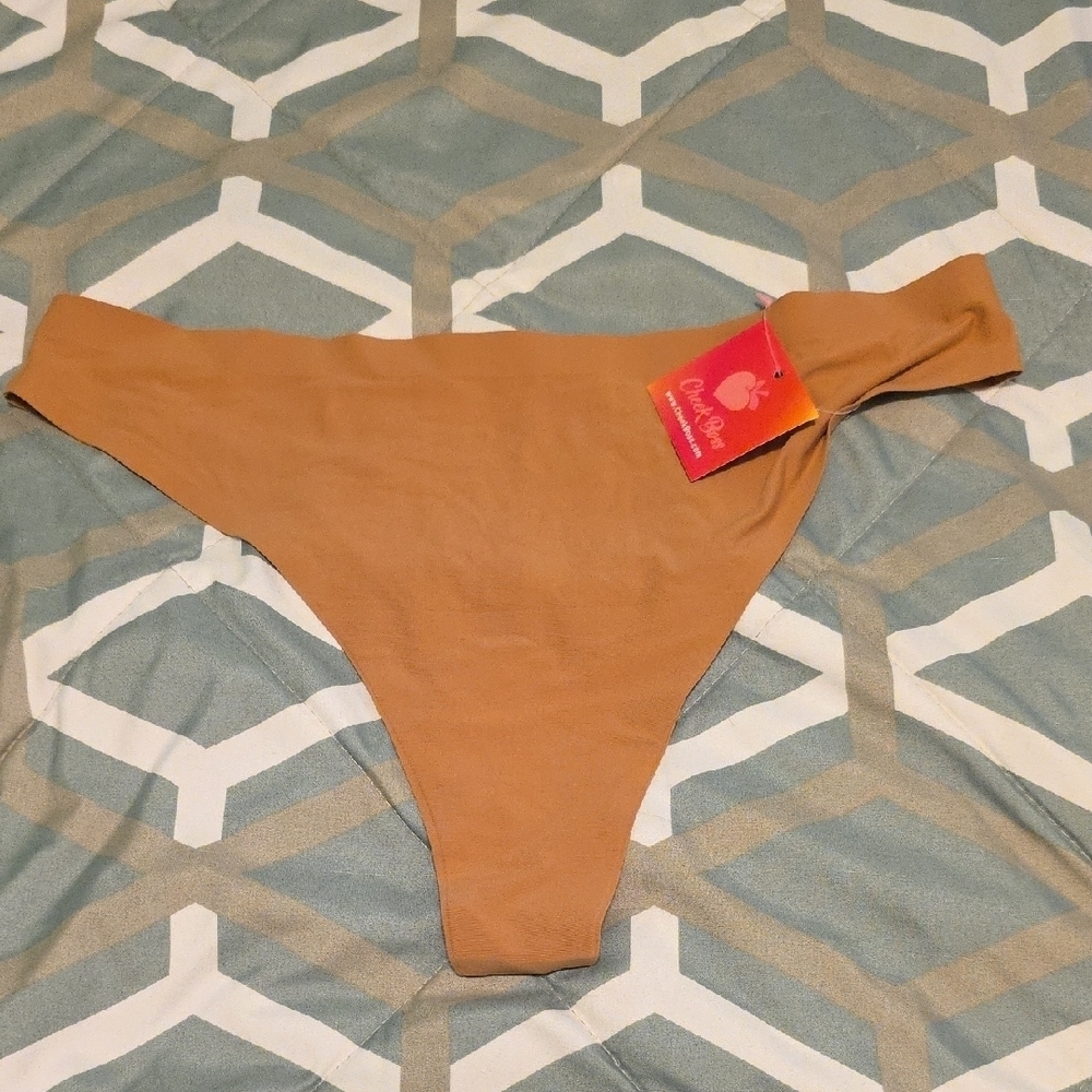Cheek Boss Tan Thong Panties